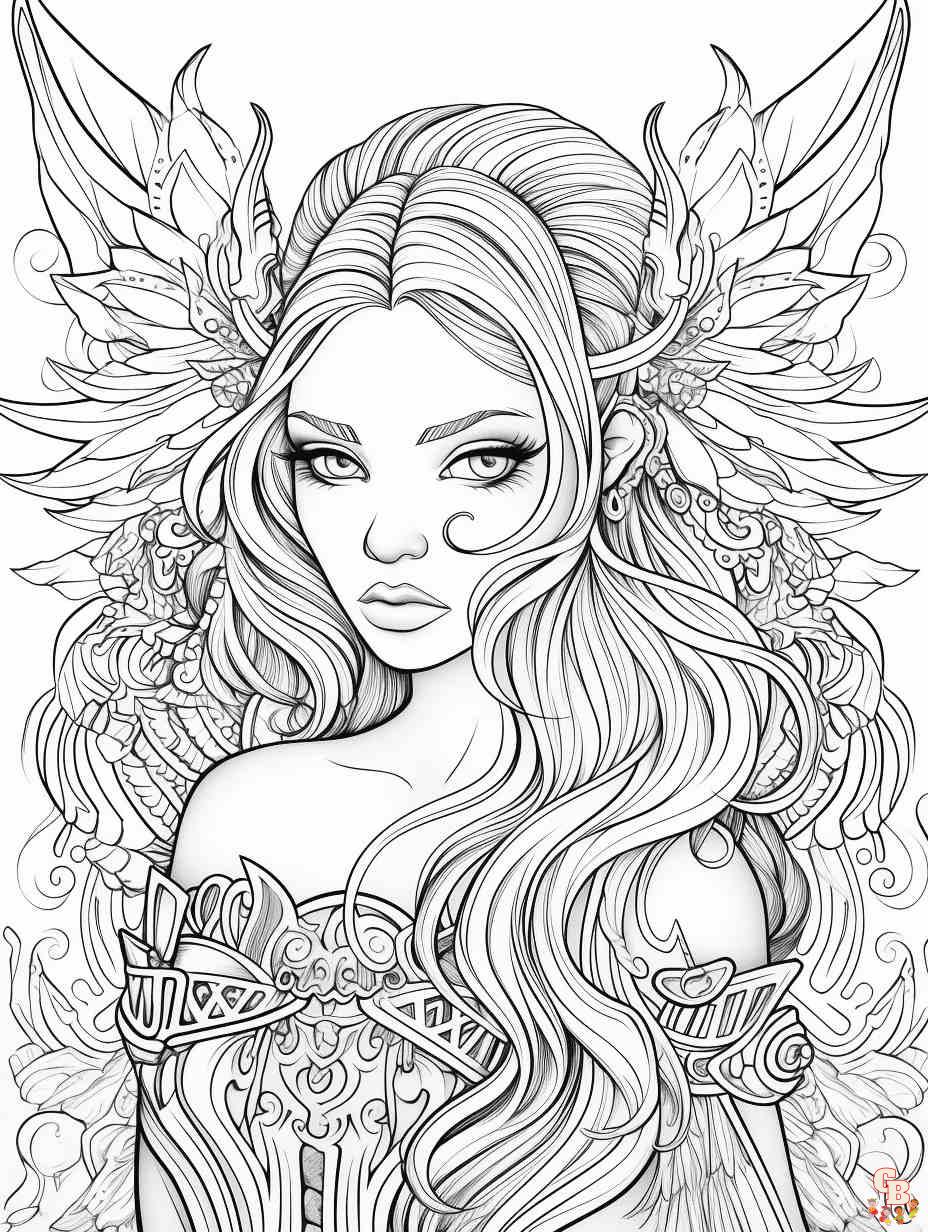 gothic Coloring Sheet
