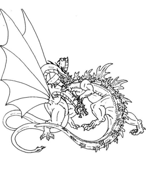 Get Roaring with Free Godzilla Coloring Pages from GBcoloring