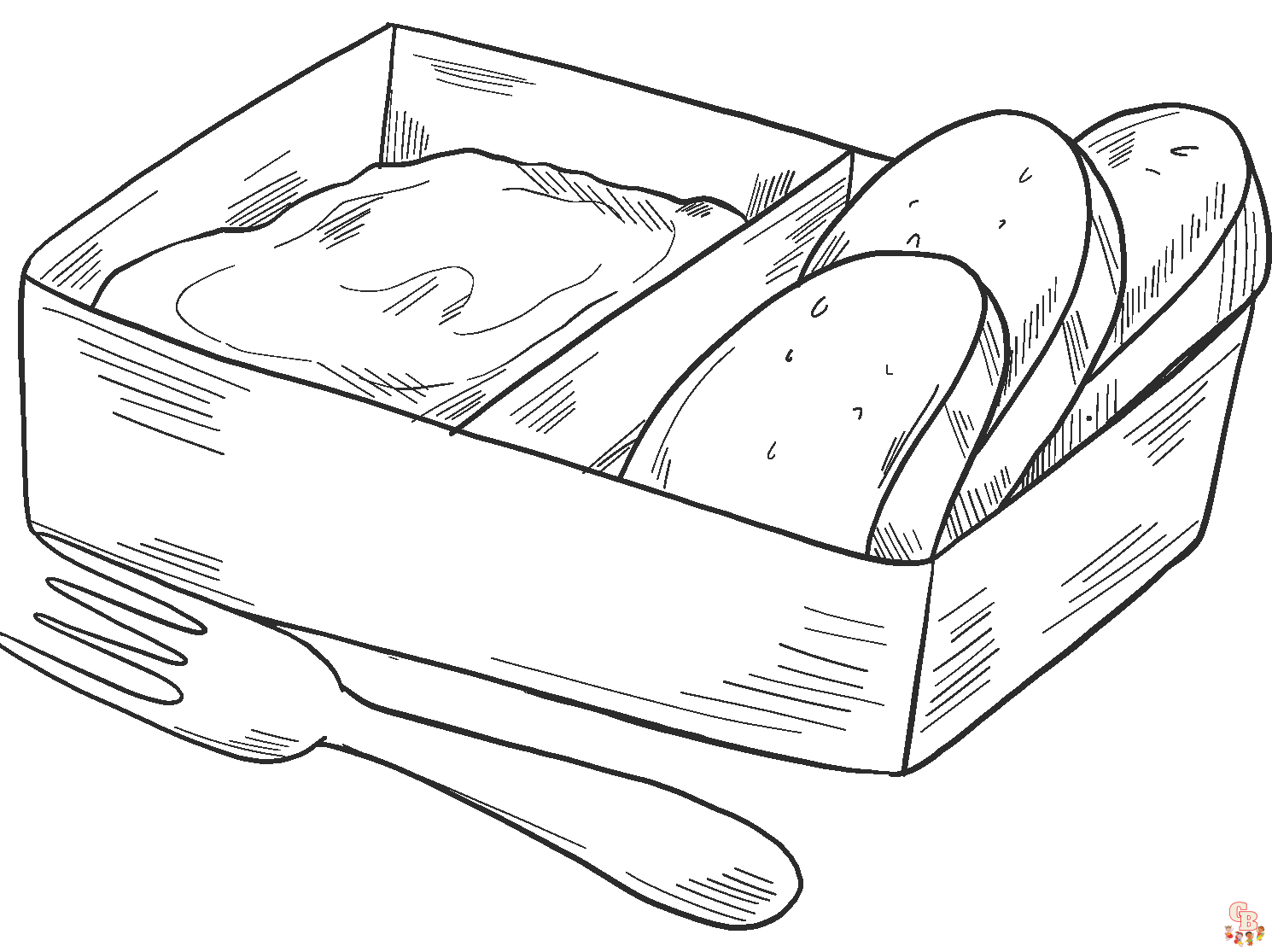 lunch box coloring pages free