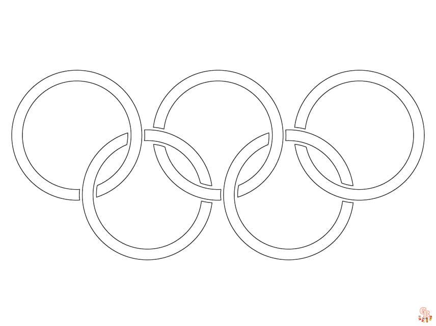 Desenhos de Jogos Olímpicos para colorir - Páginas de colorir