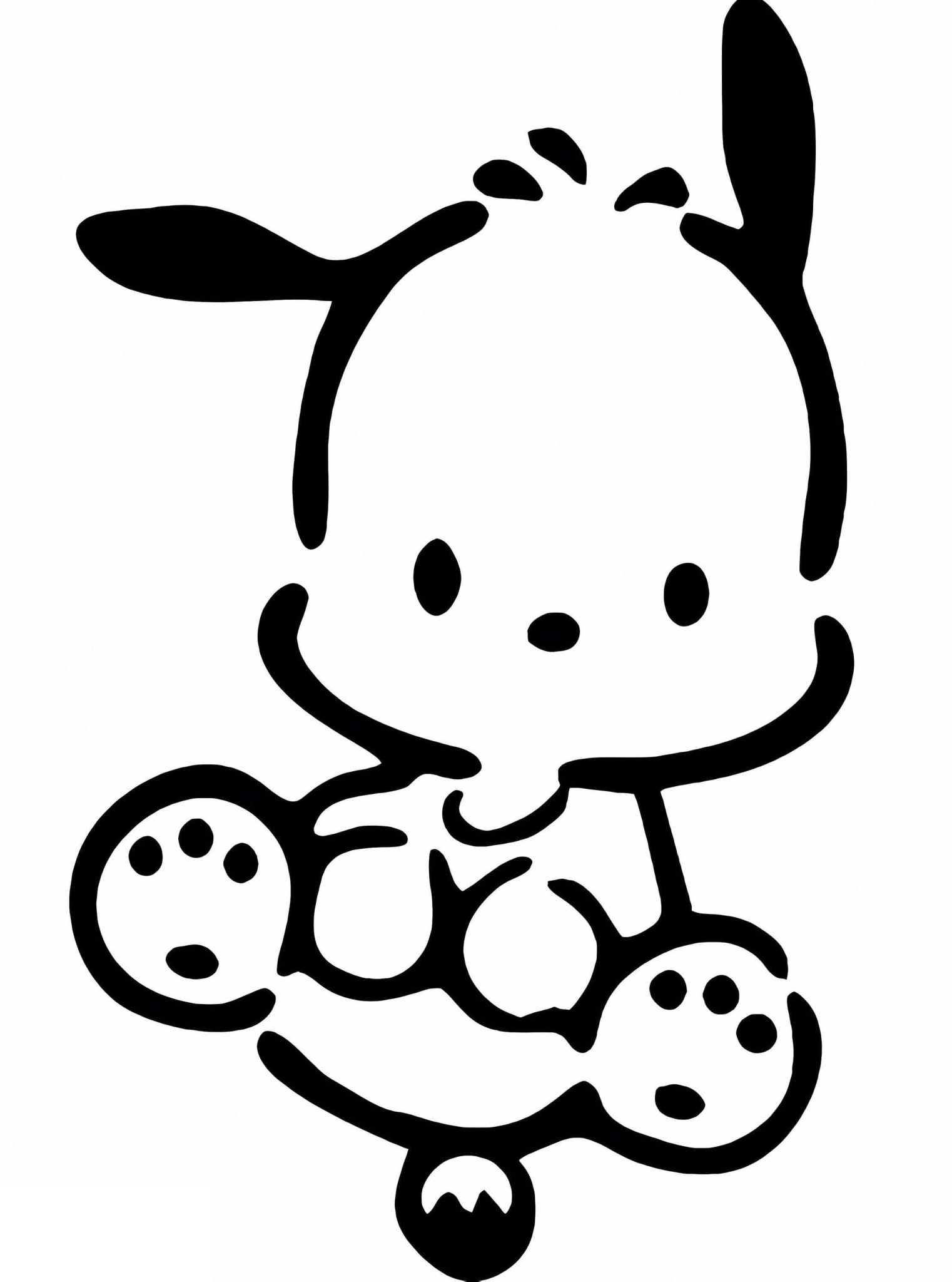 Printable Pochacco Coloring Pages Free For Kids And Adults