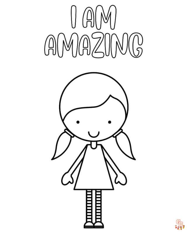 Positive Affirmation Coloring Pages