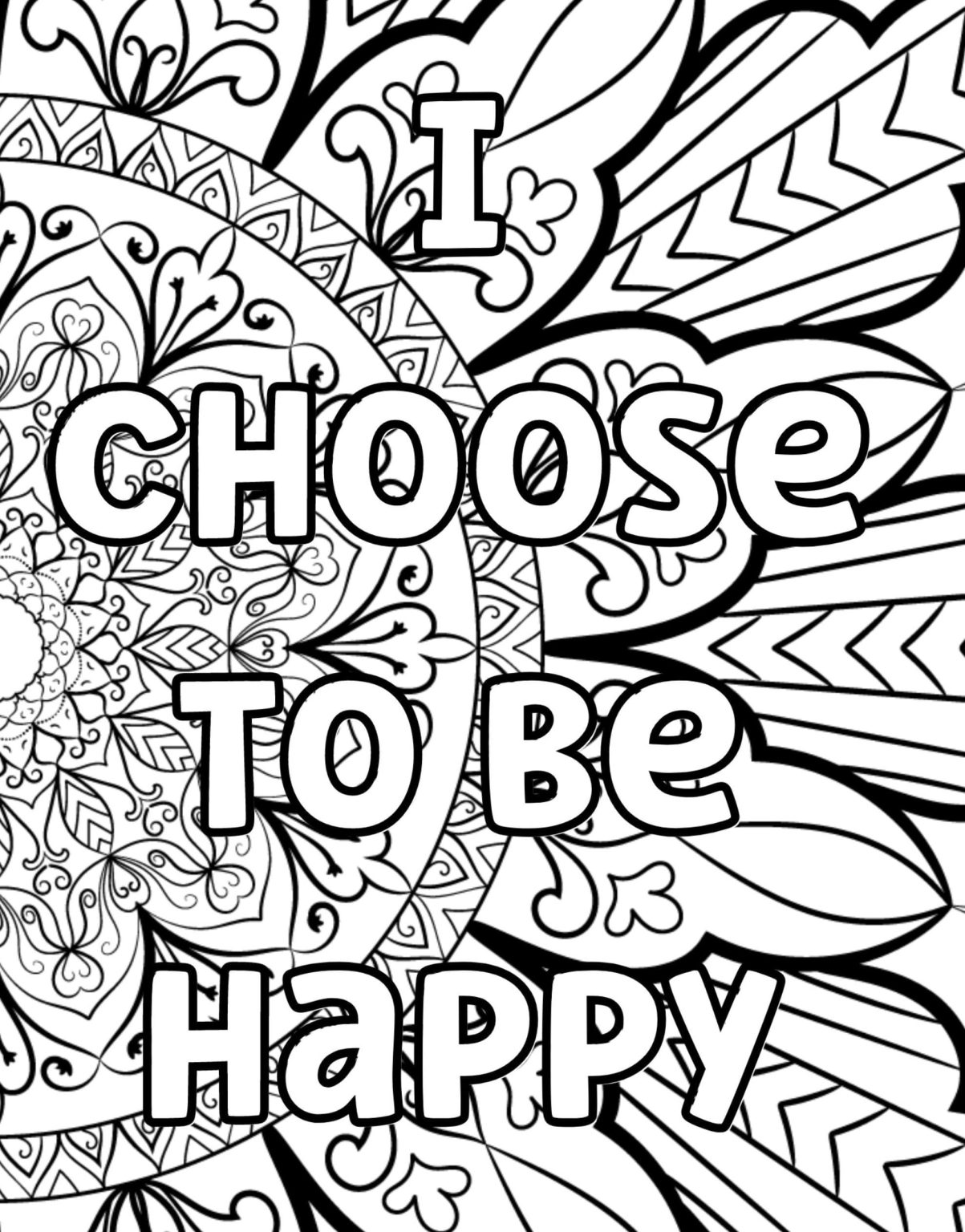 Printable Positive Affirmation Coloring Pages Free