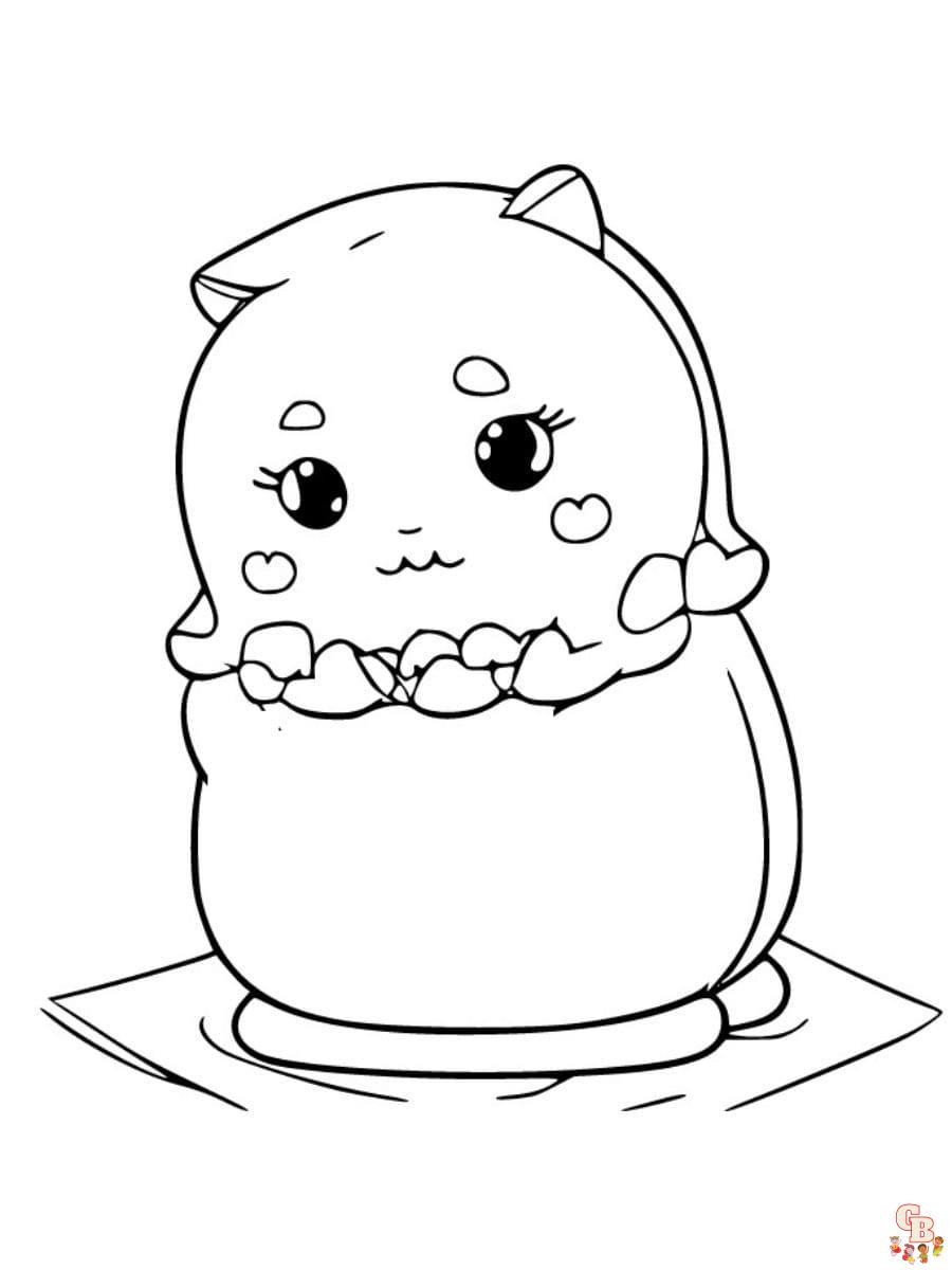 printable cute squishmallows coloring pages