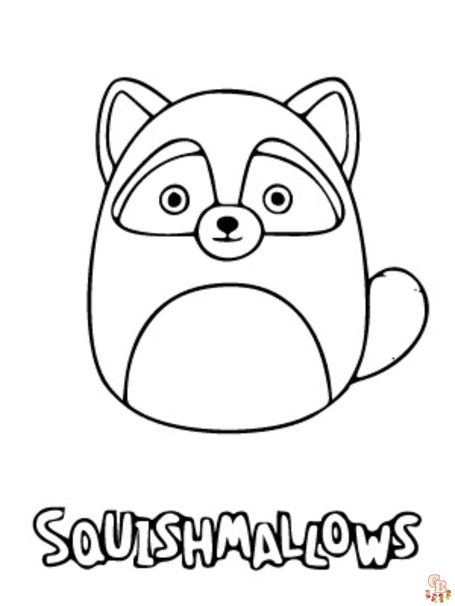 printable squishmallow coloring pages