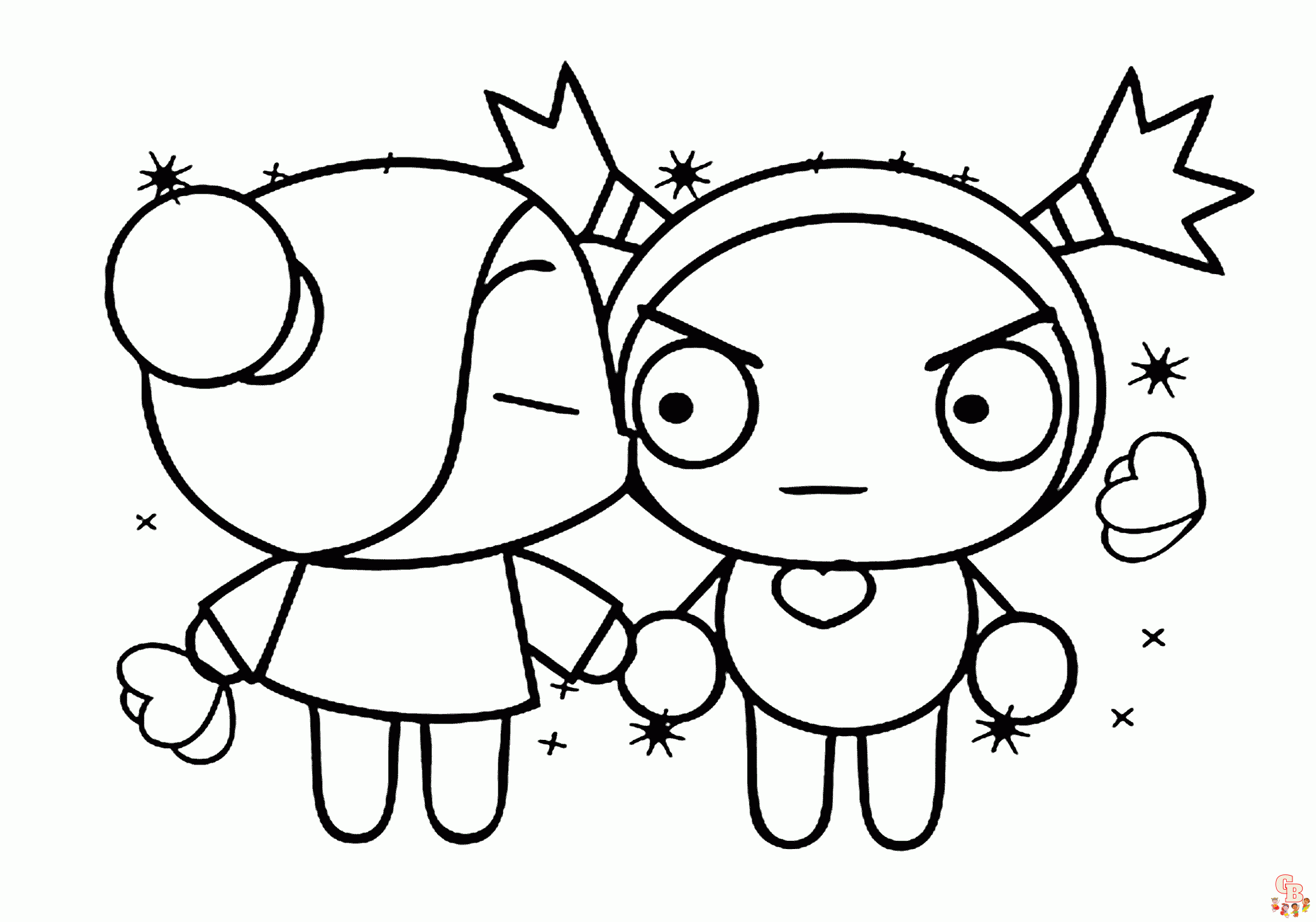 pucca Coloring page