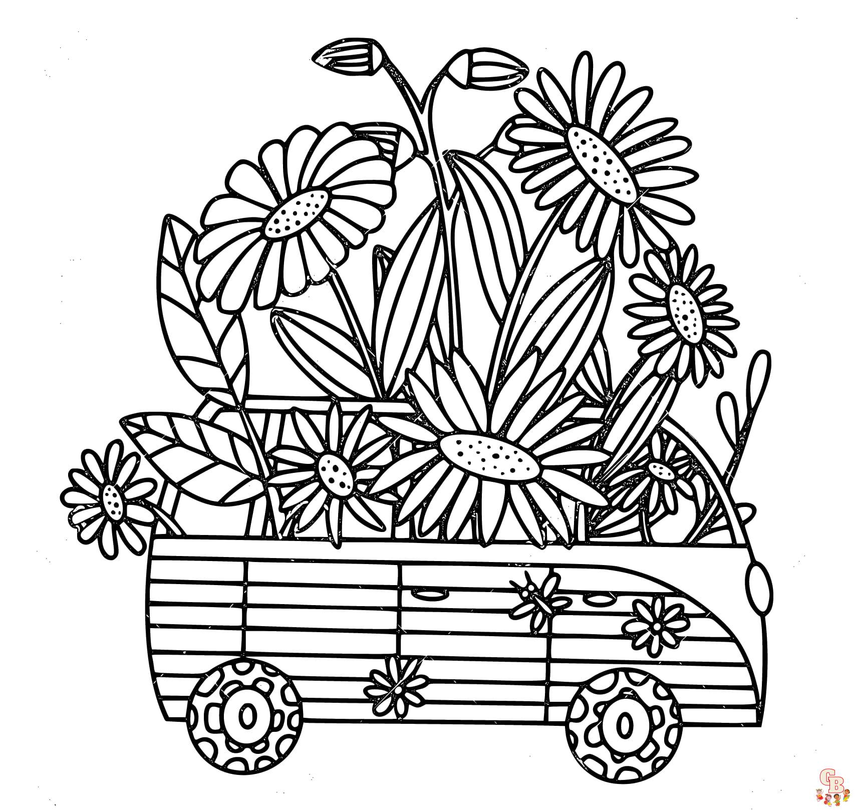retro coloring pages free