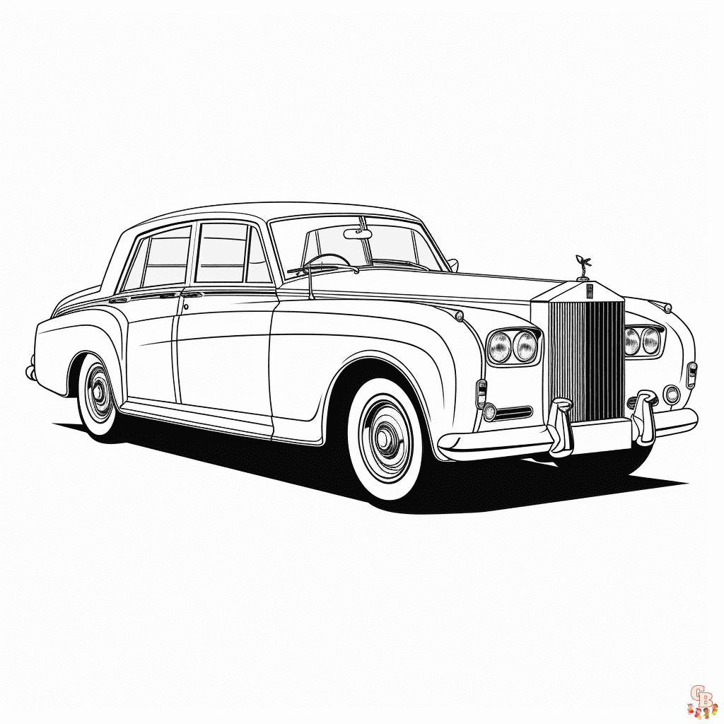 rolls royce coloring pages printable free