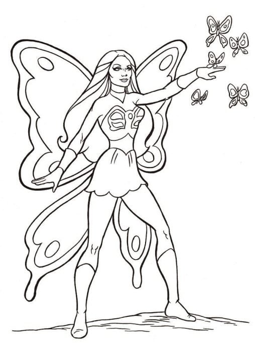 Printable She Ra Coloring Pages Free For Kids And Adults