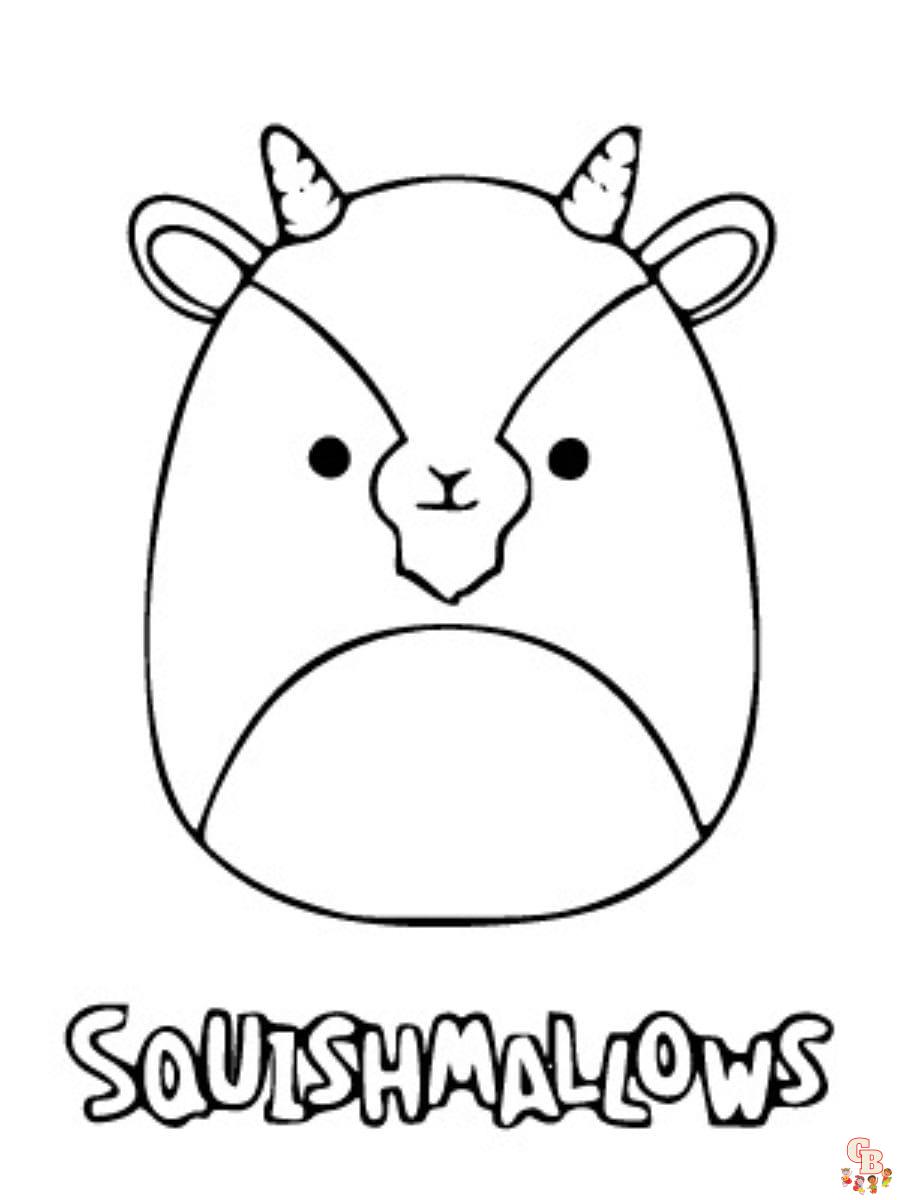 squishmallow coloring pages printable