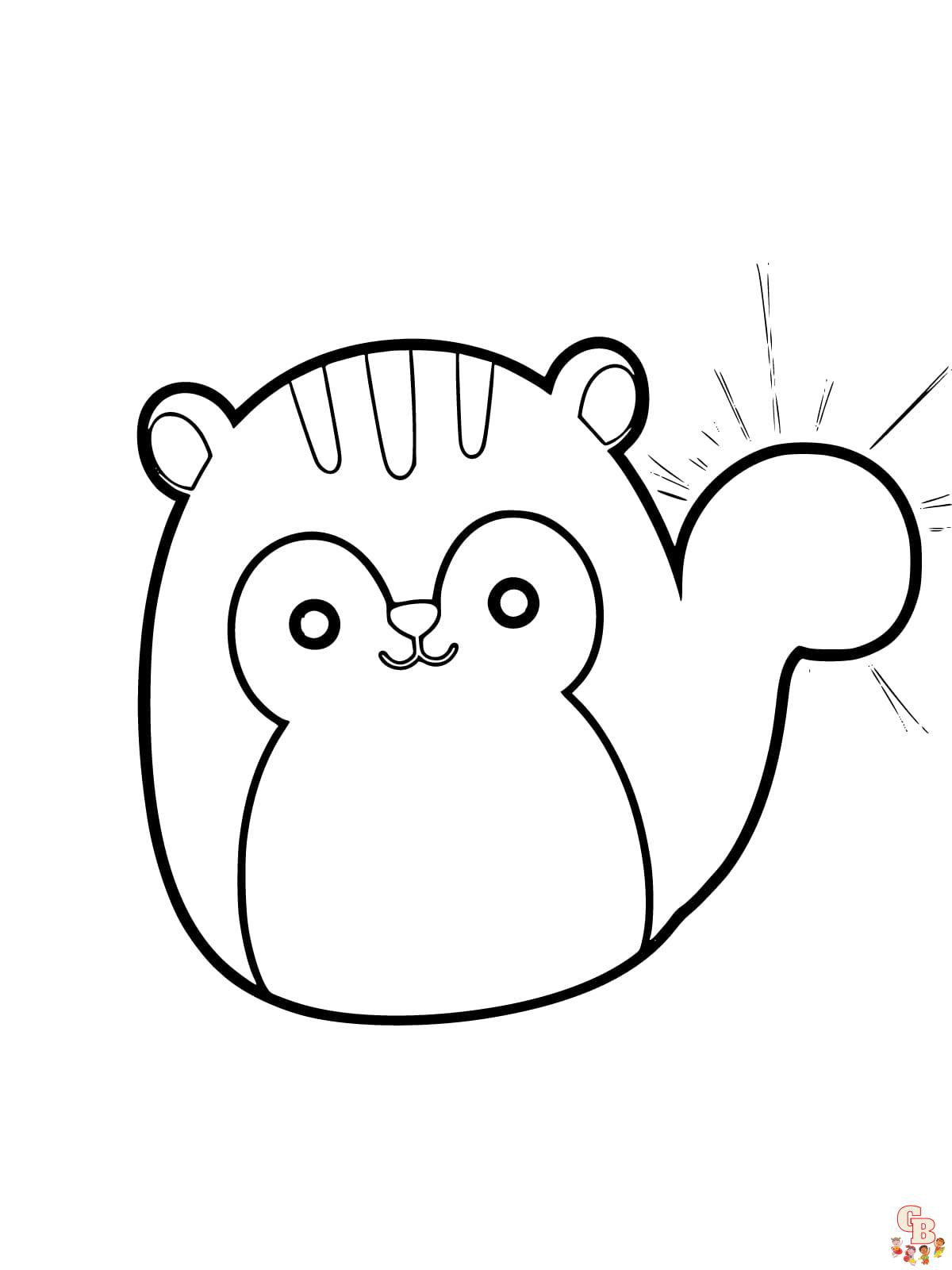 squishmallows free coloring pages