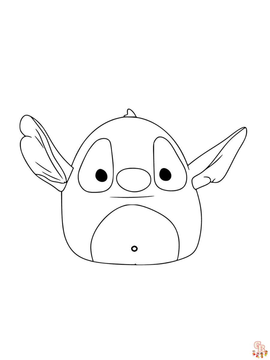stitch squishmallow coloring pages free