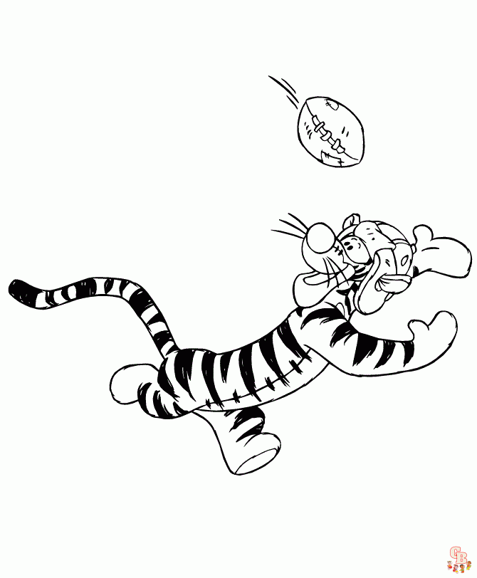 tigger dibujos para colorear printable