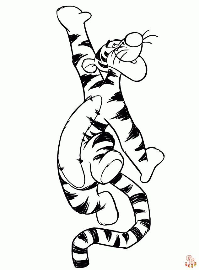 tigger coloring pages to print