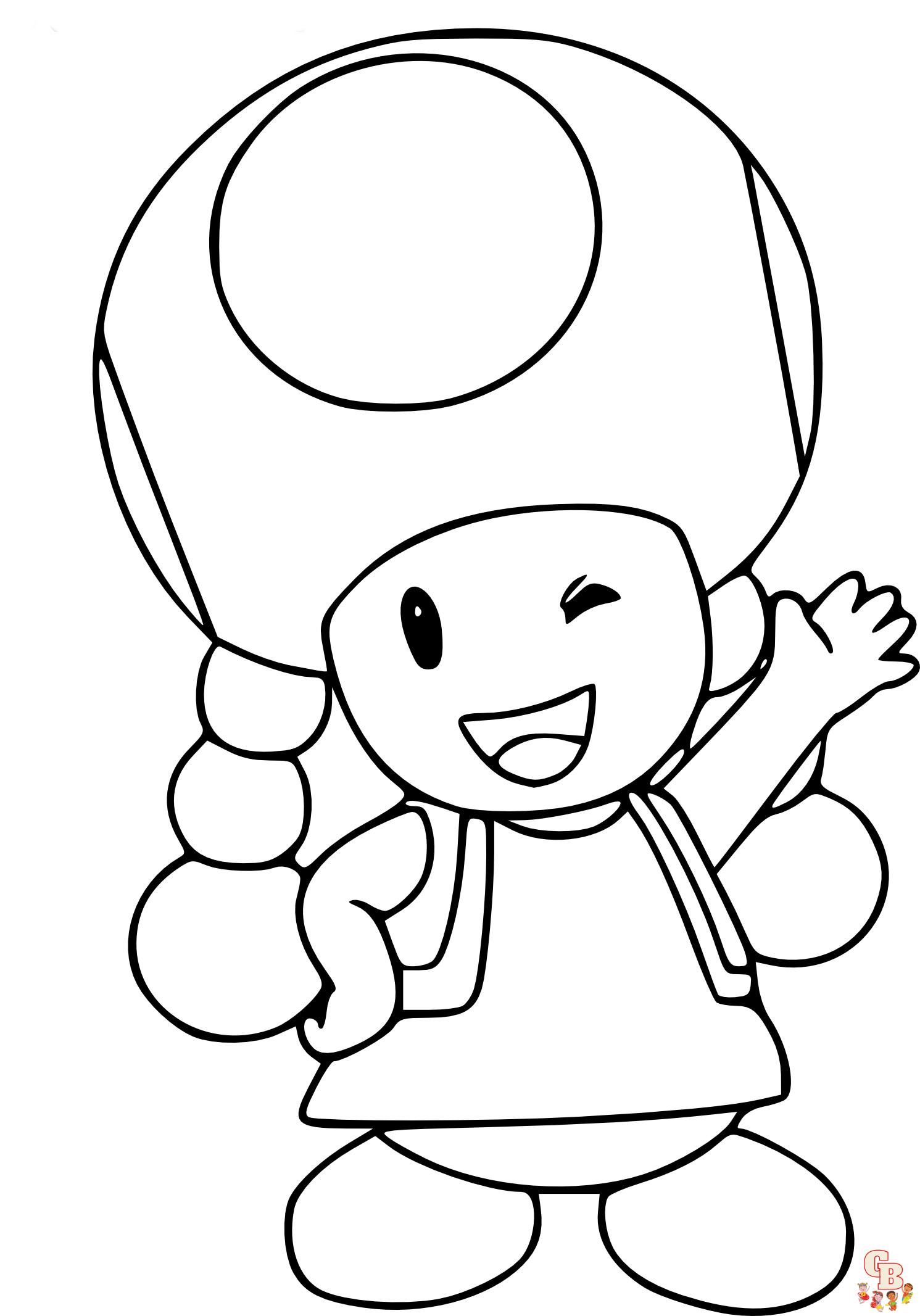 toadette Coloring Sheets