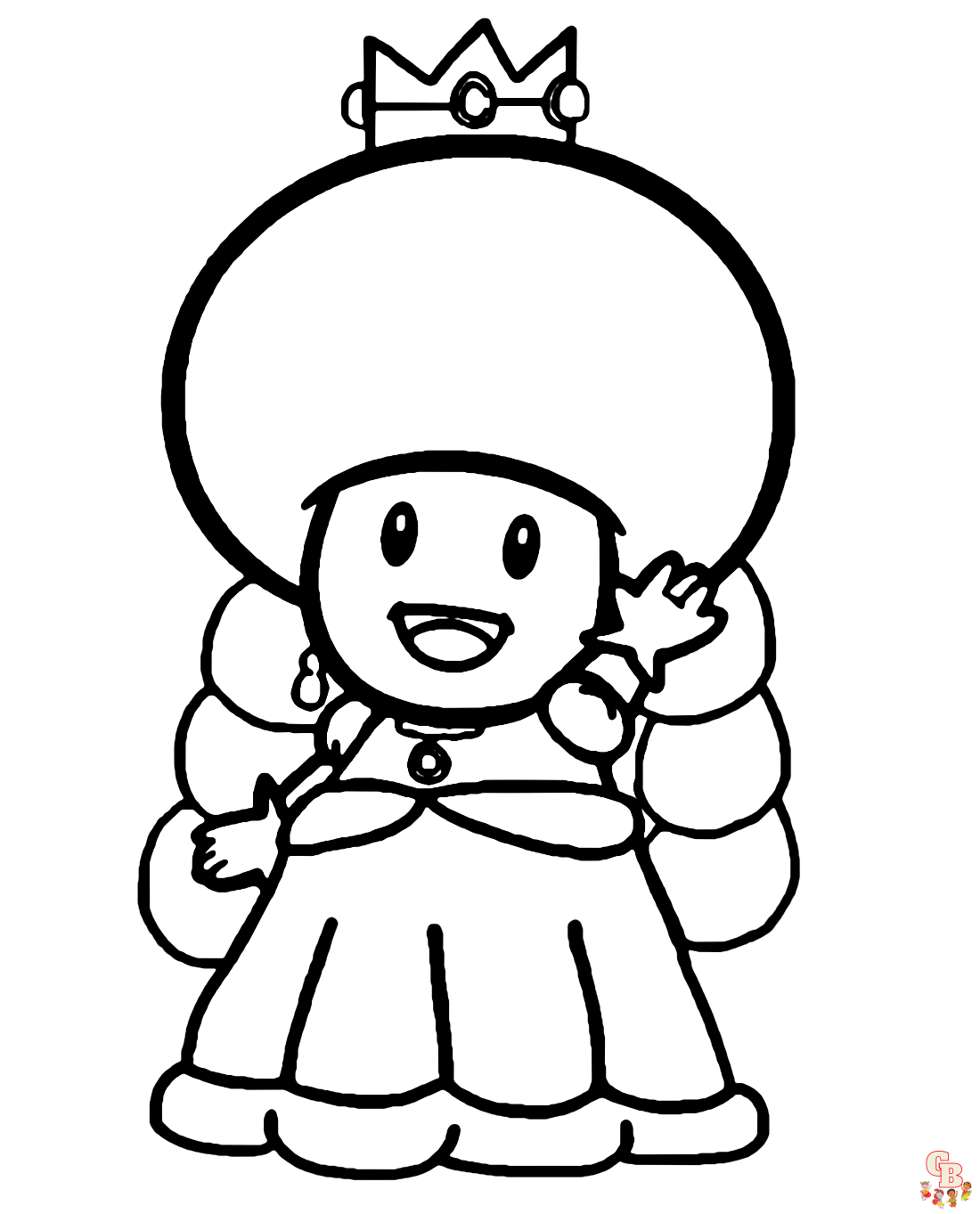 toadette coloring pages free