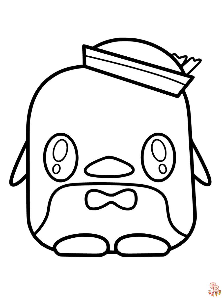 tuxedo sam coloring pages to print