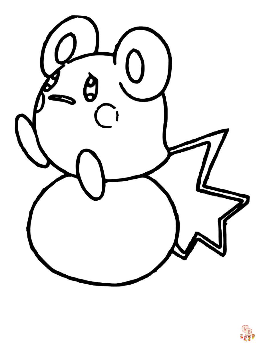 Azurill coloring pages