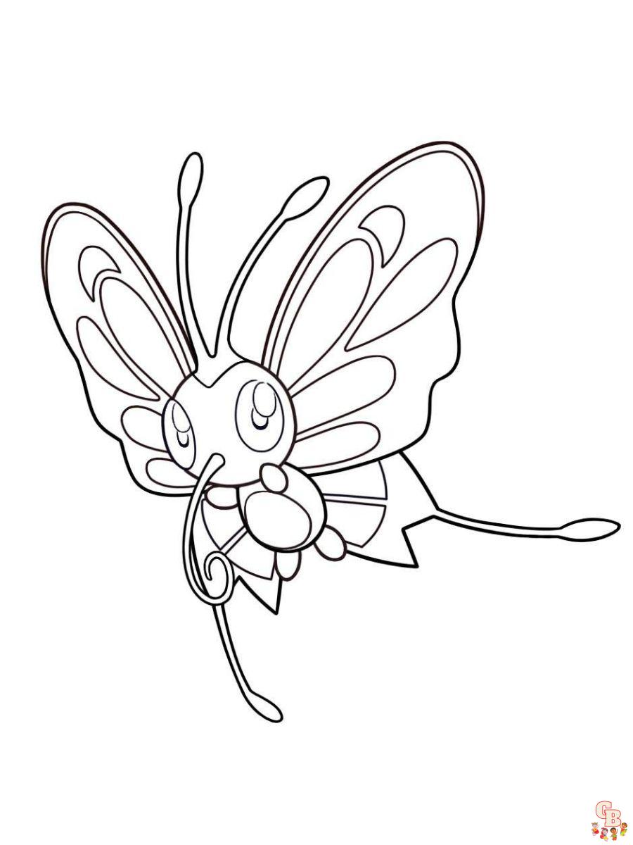 Beautifly coloring pages
