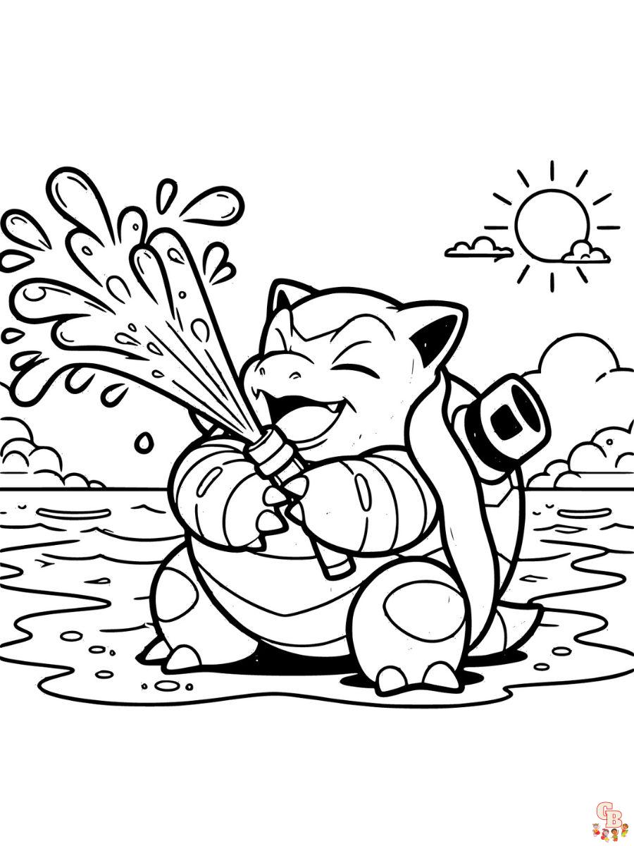Blastoise coloring pages