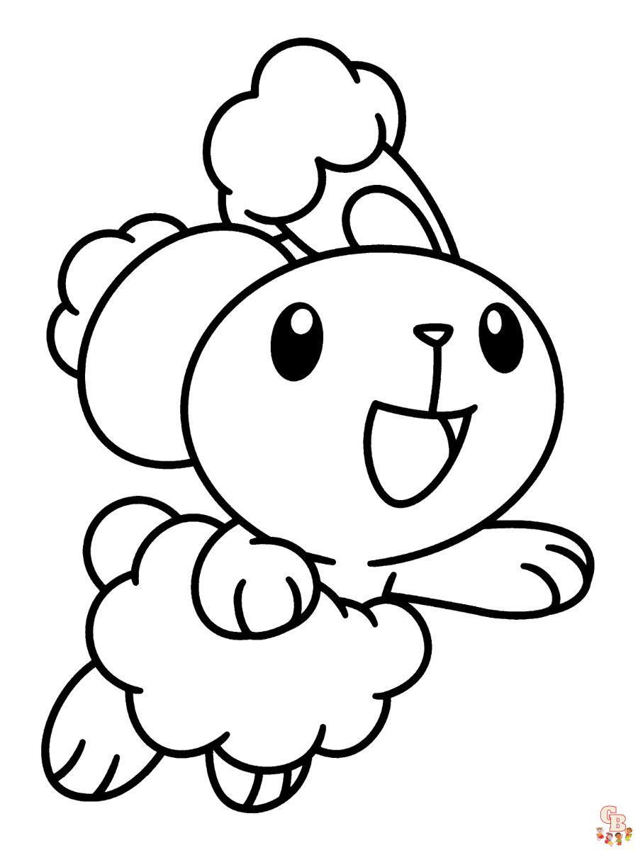 Buneary coloring pages