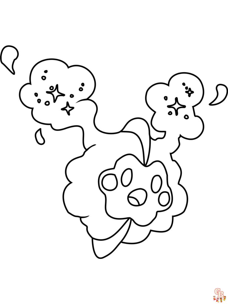 Cosmog coloring pages