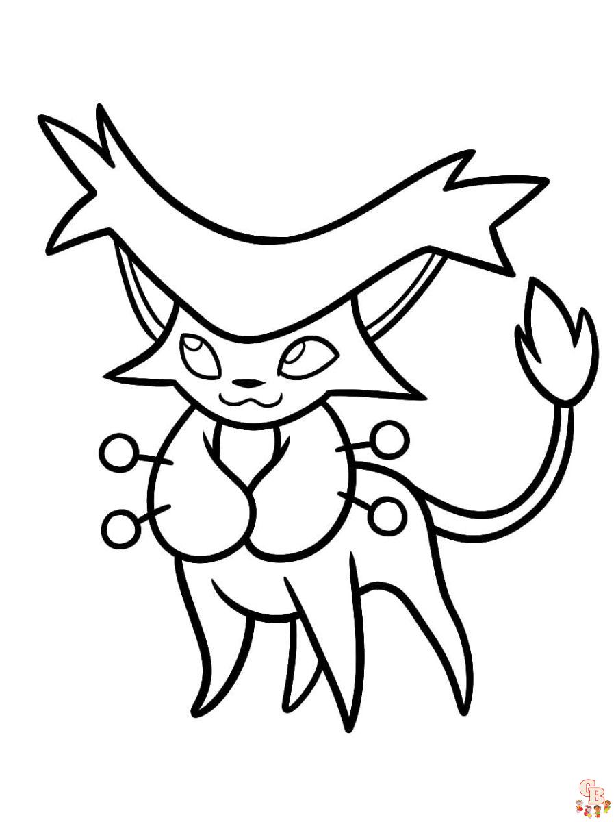 Delcatty coloring pages