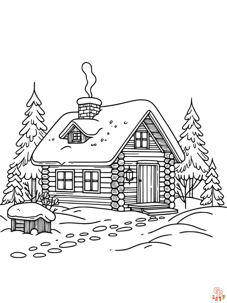 Winter Wonderland Coloring Pages