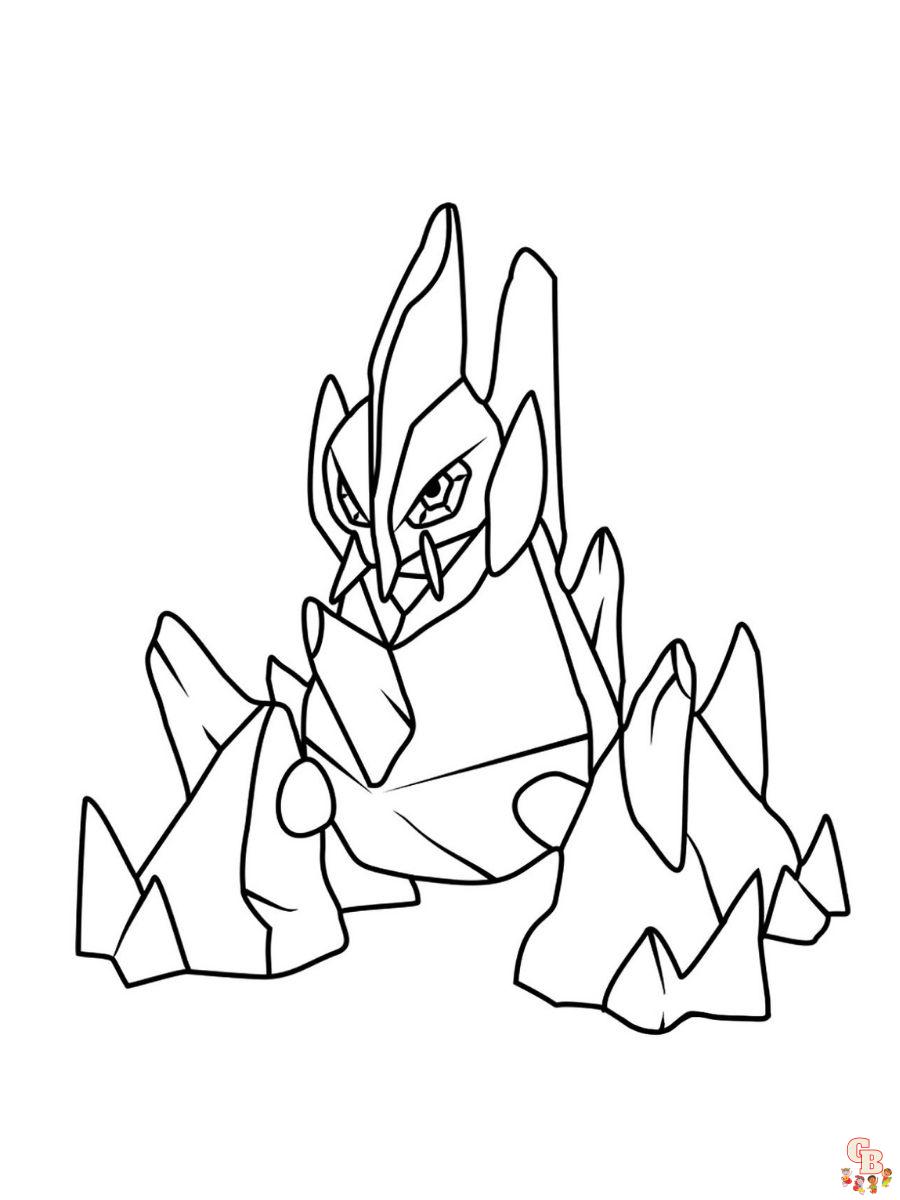 Gigalith coloring pages