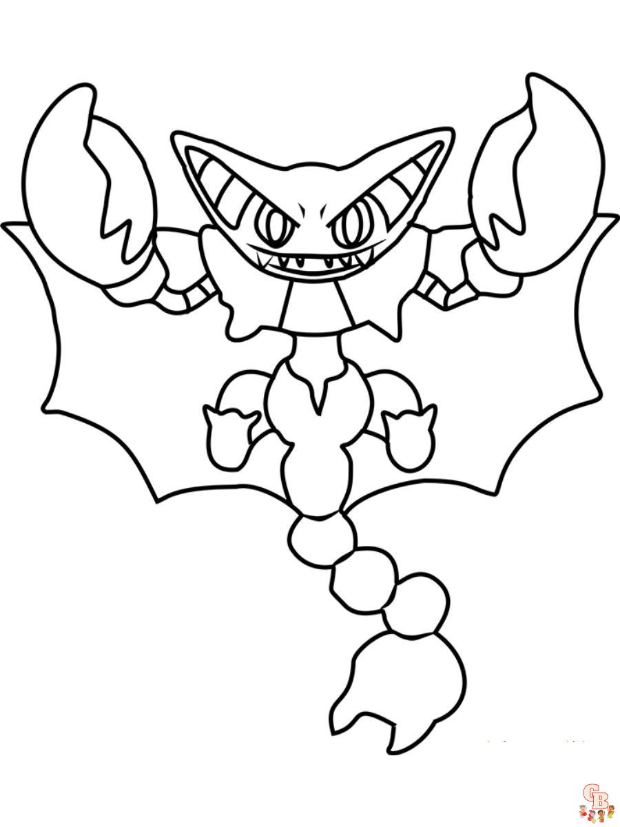 Gliscor coloring pages