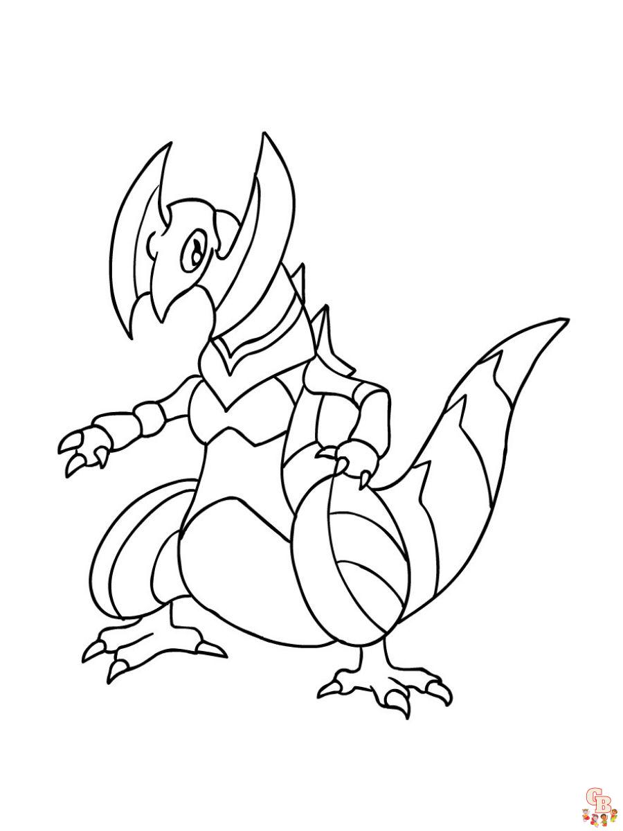 Haxorus coloring pages