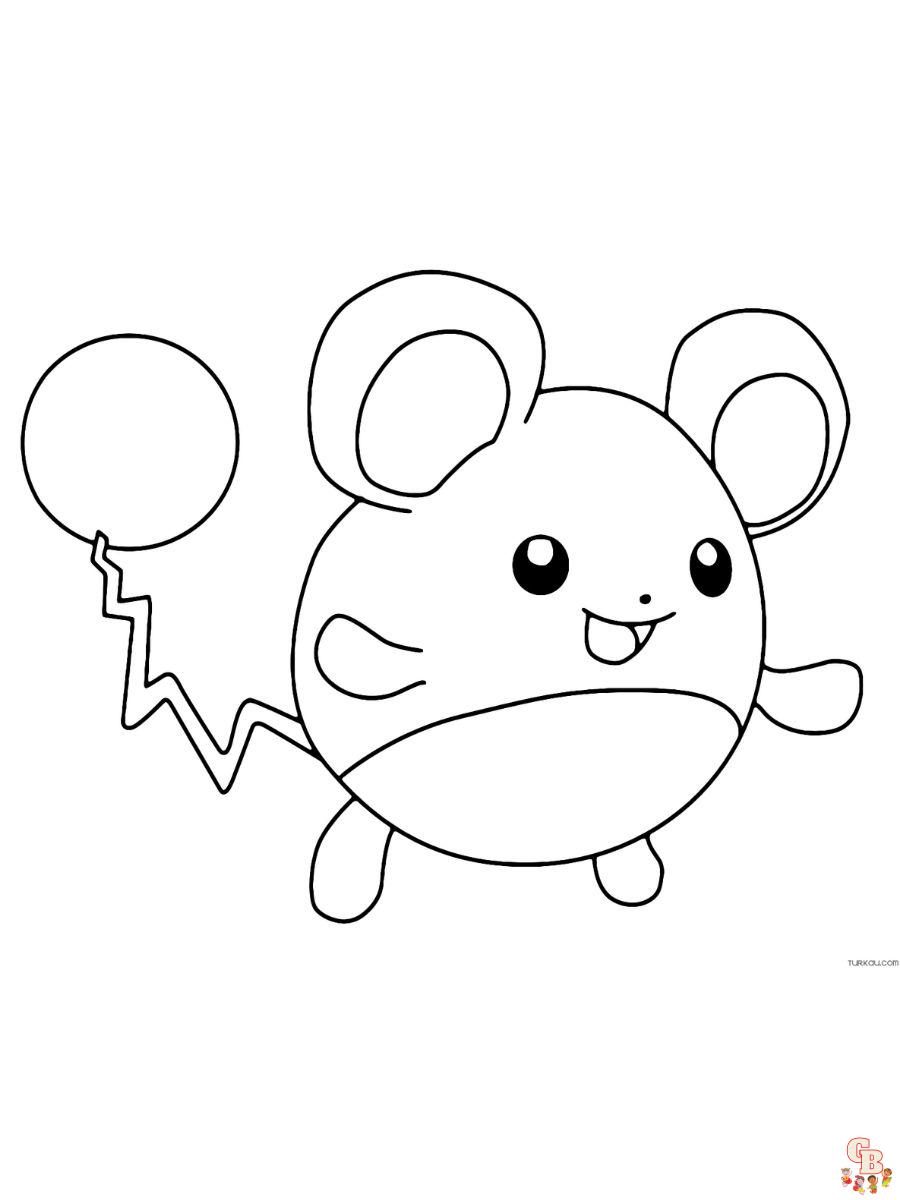 Marill coloring pages