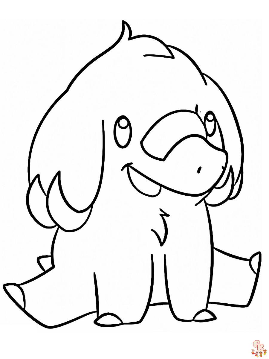 Phanpy coloring pages