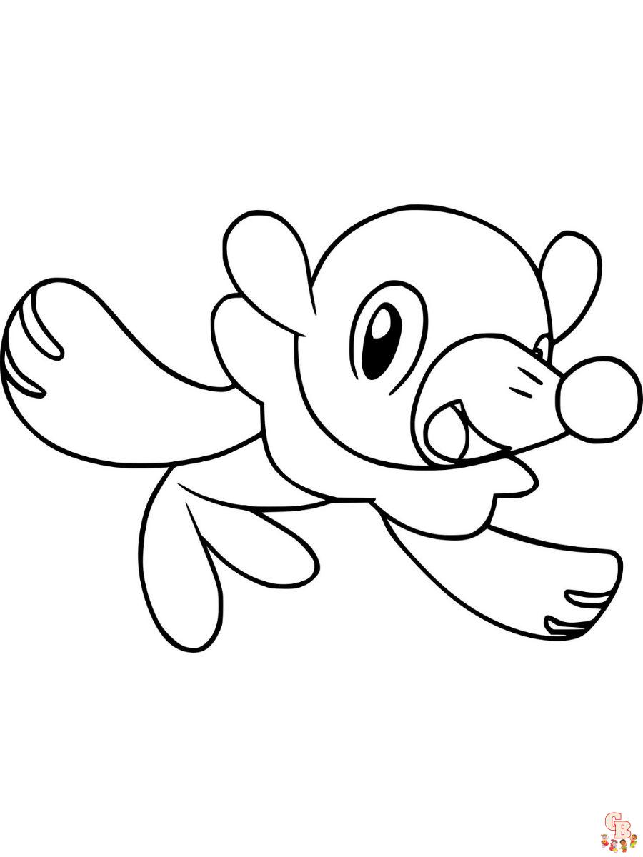Popplio coloring pages