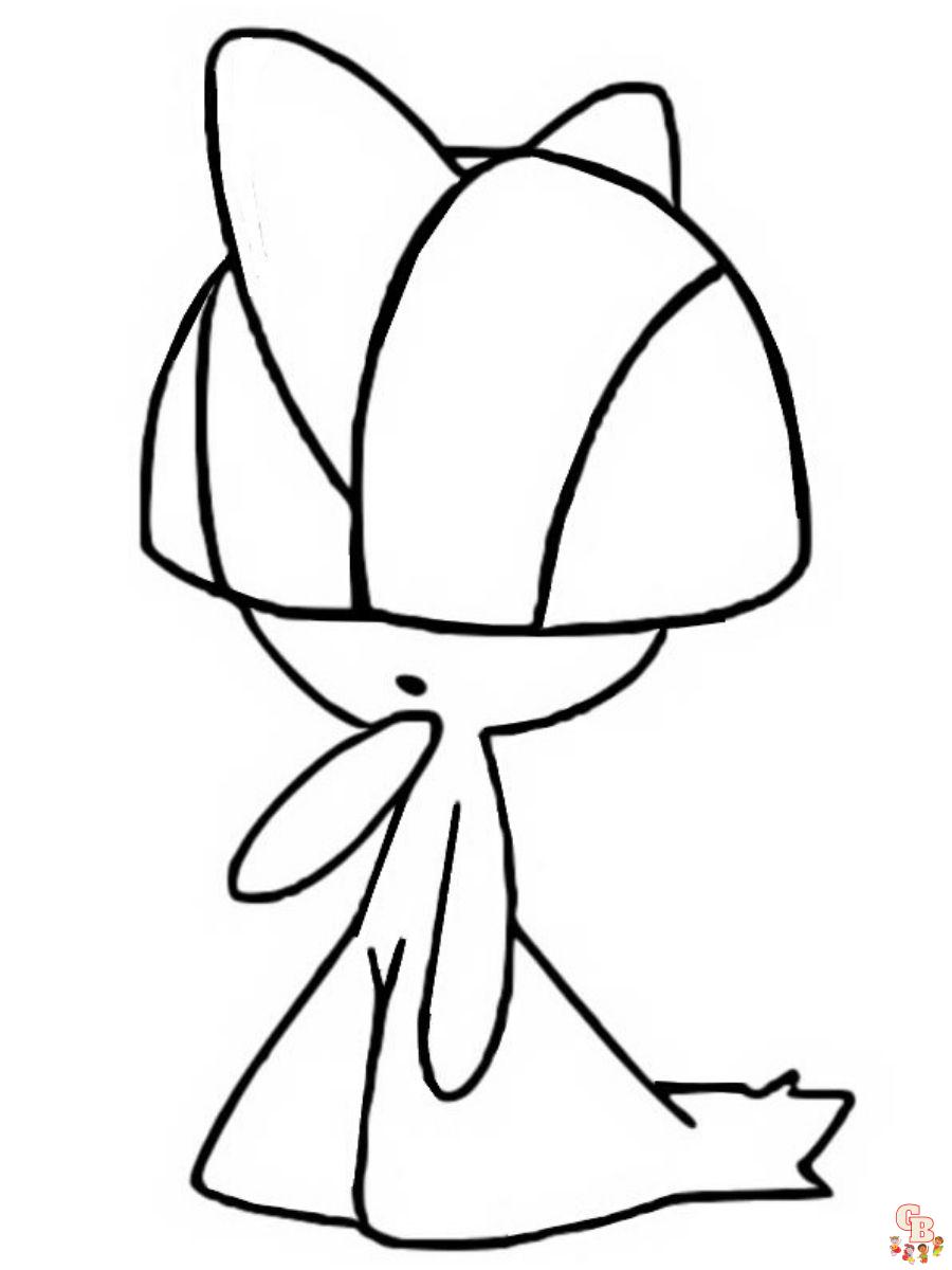 Ralts coloring pages