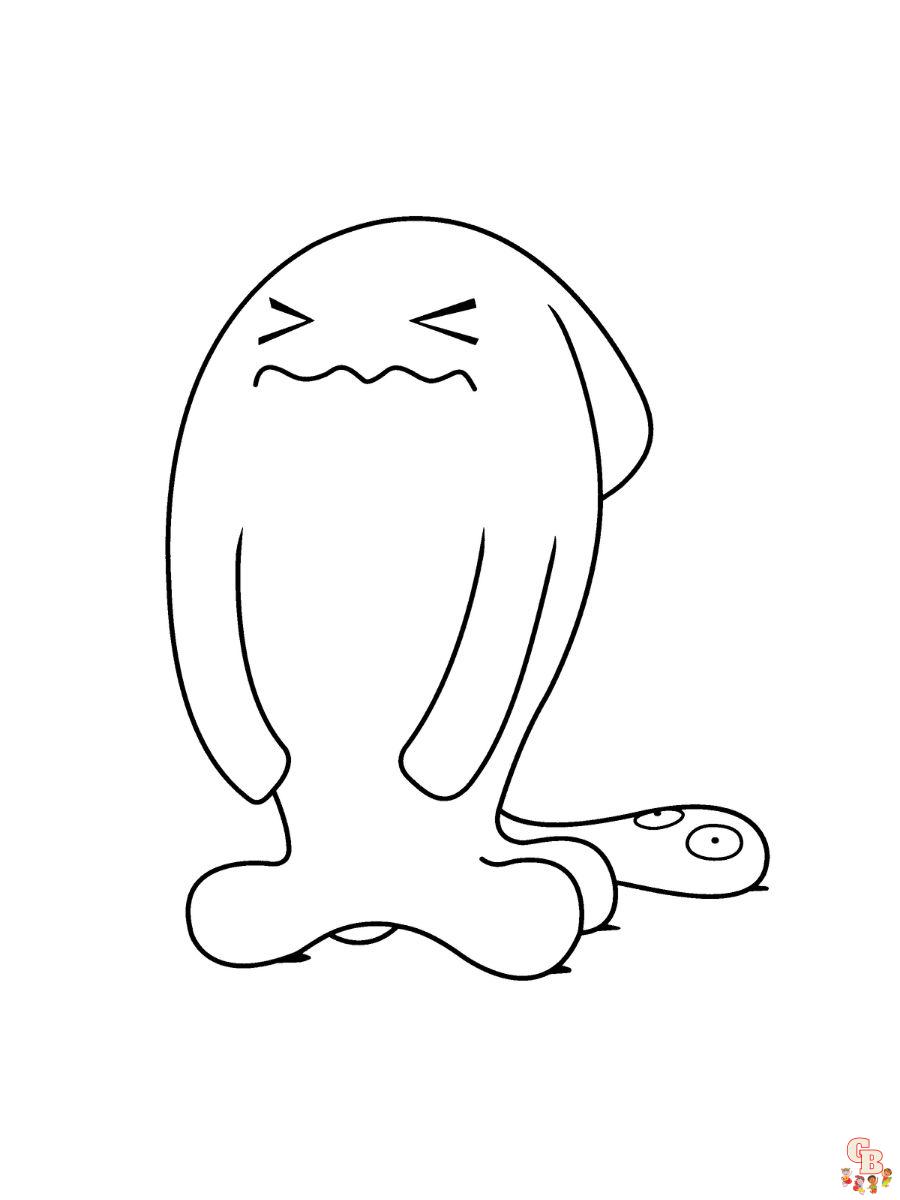 Wobbuffet coloring pages