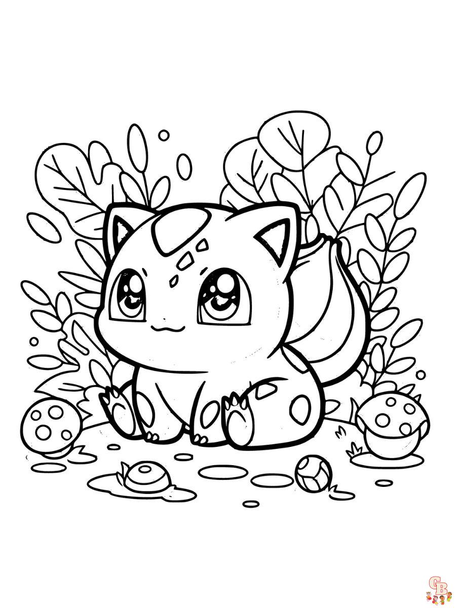 bulbasaur coloring page