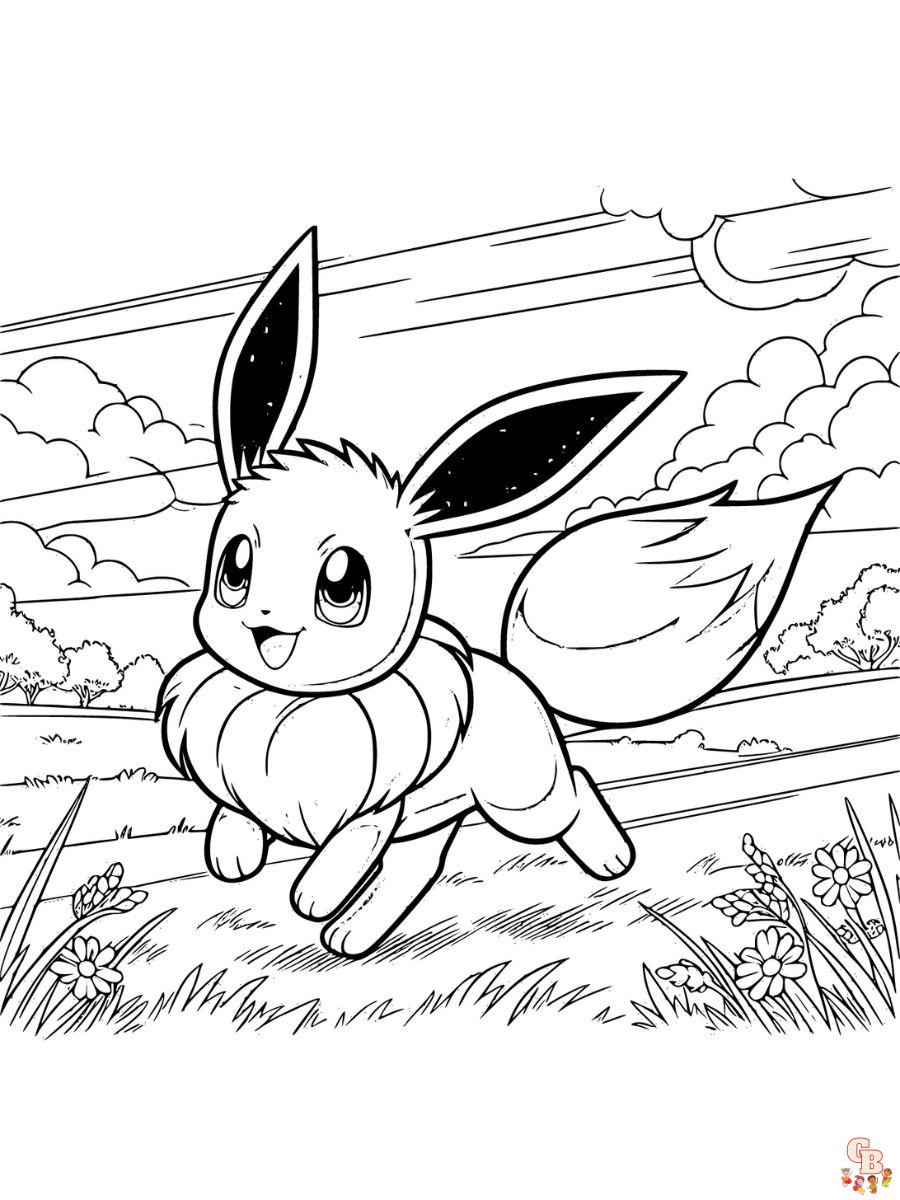 coloring pages for kids cute pokemon