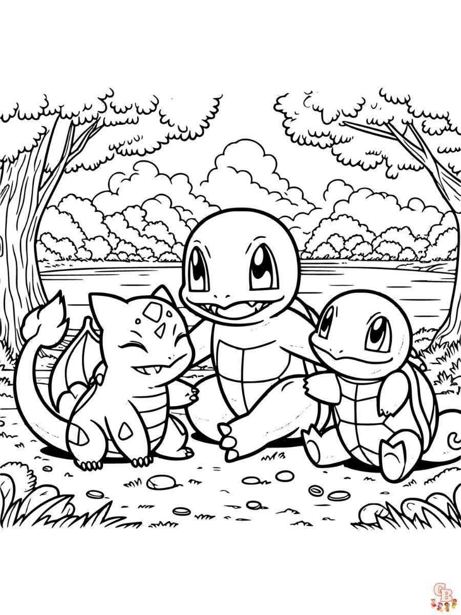 cute pokemon printable coloring pages