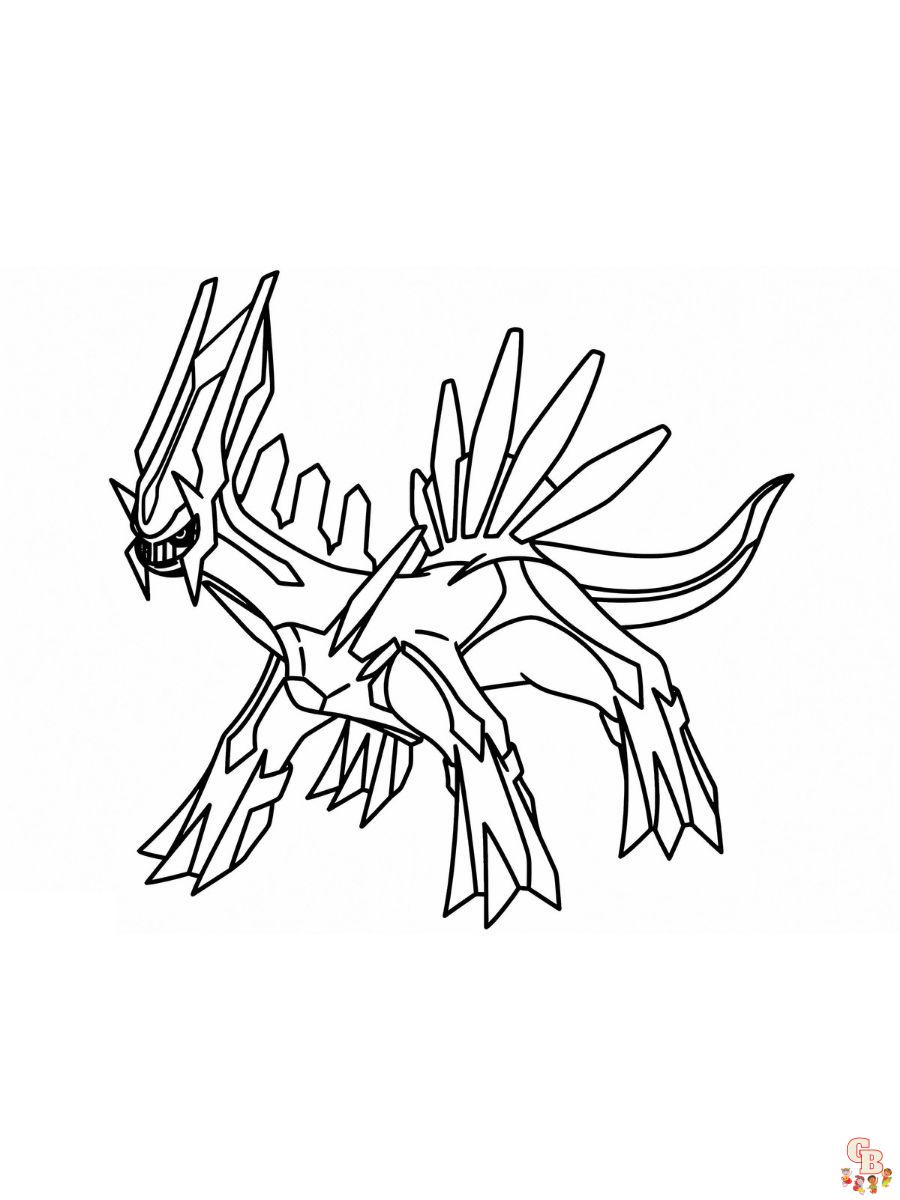 dialga coloring pages