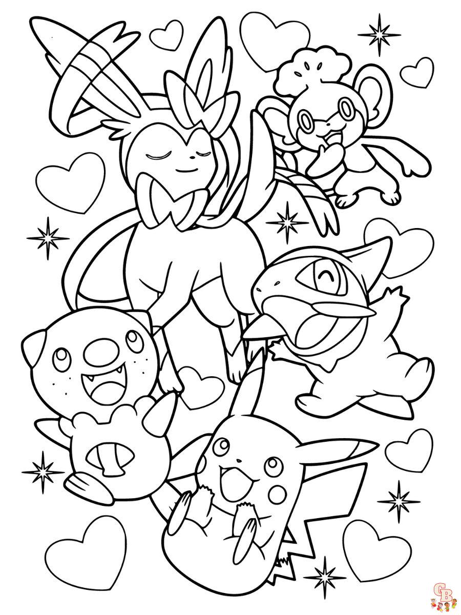 free coloring pages pokemon