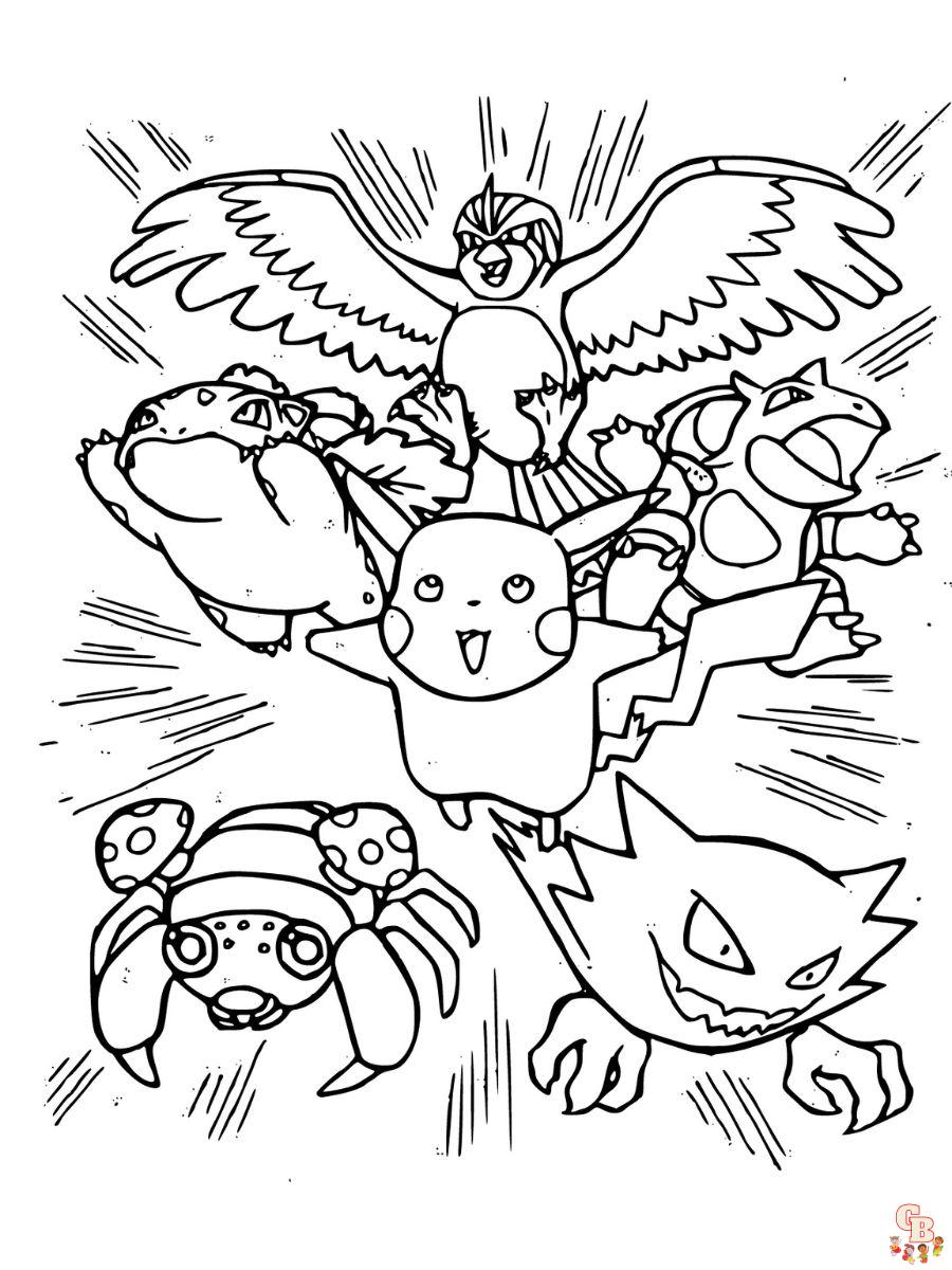 free pokemon coloring pages