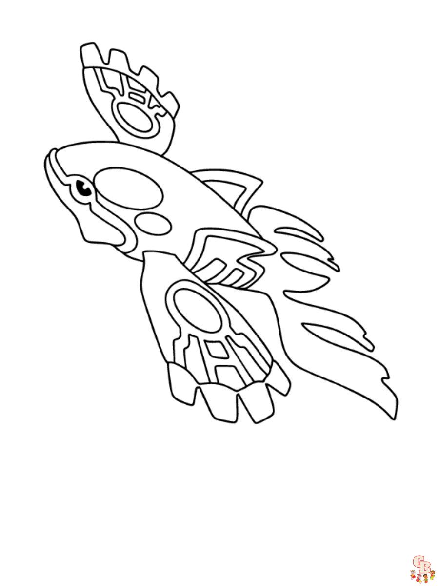 kyogre coloring pages