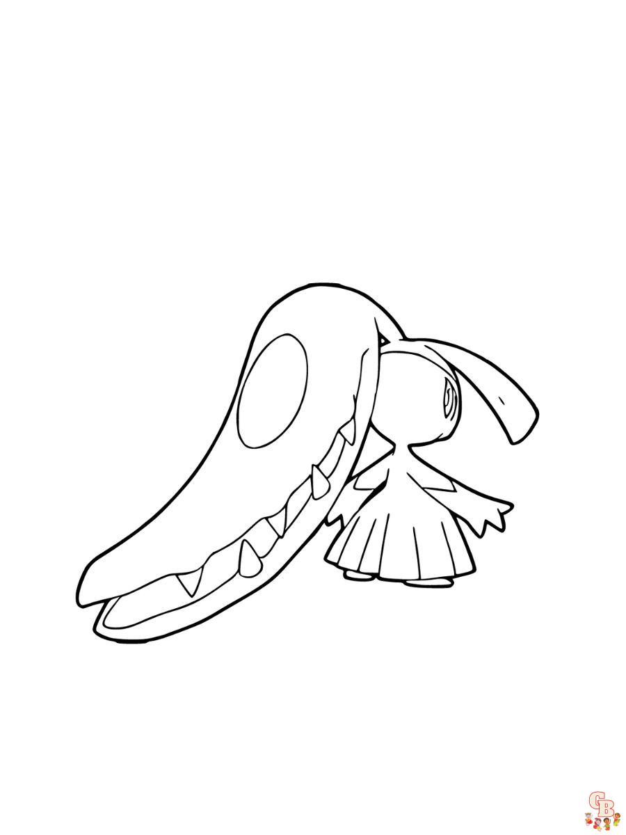 mawile mega pokemon coloring pages