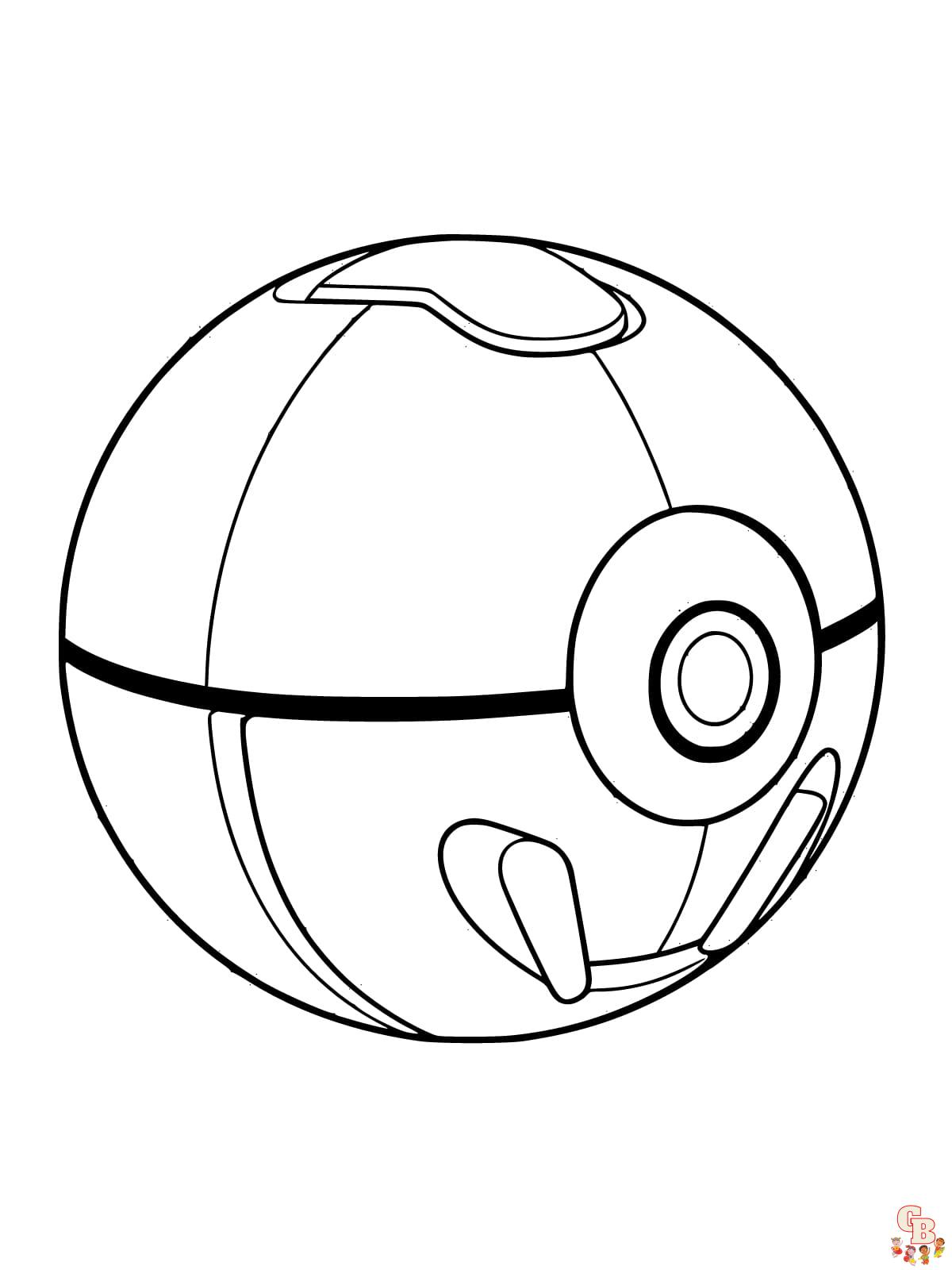 pokemon balls coloring pages
