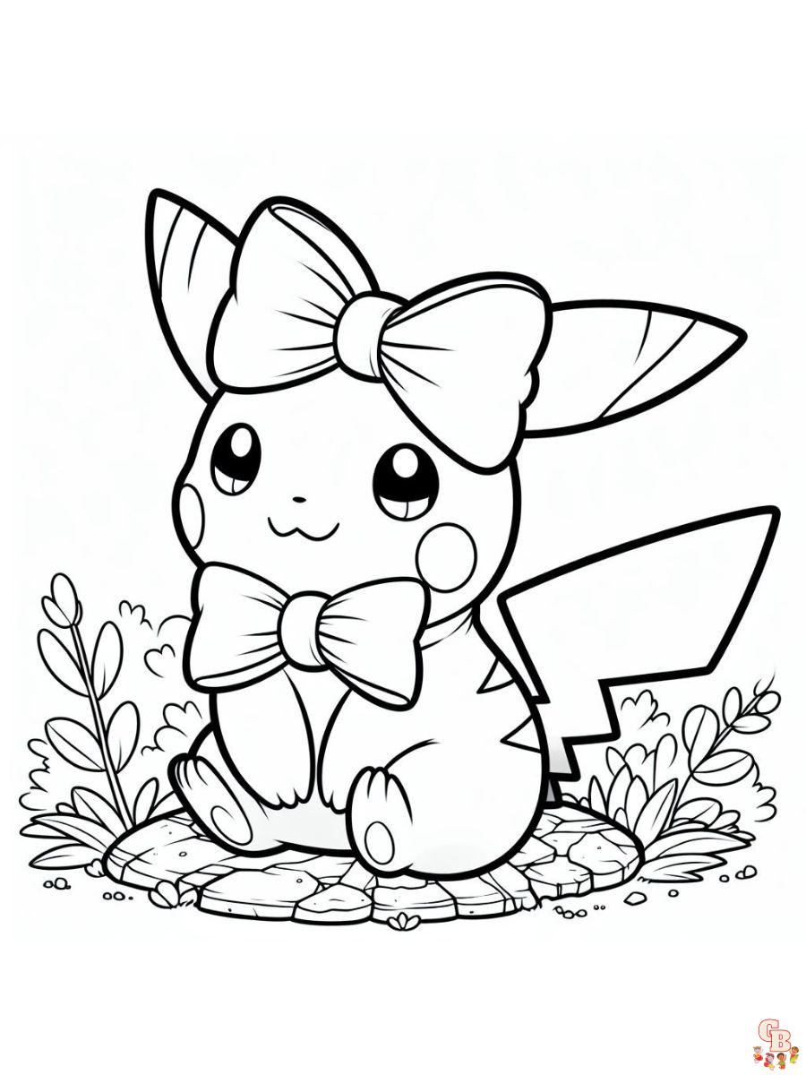 pokemon coloring pages cute