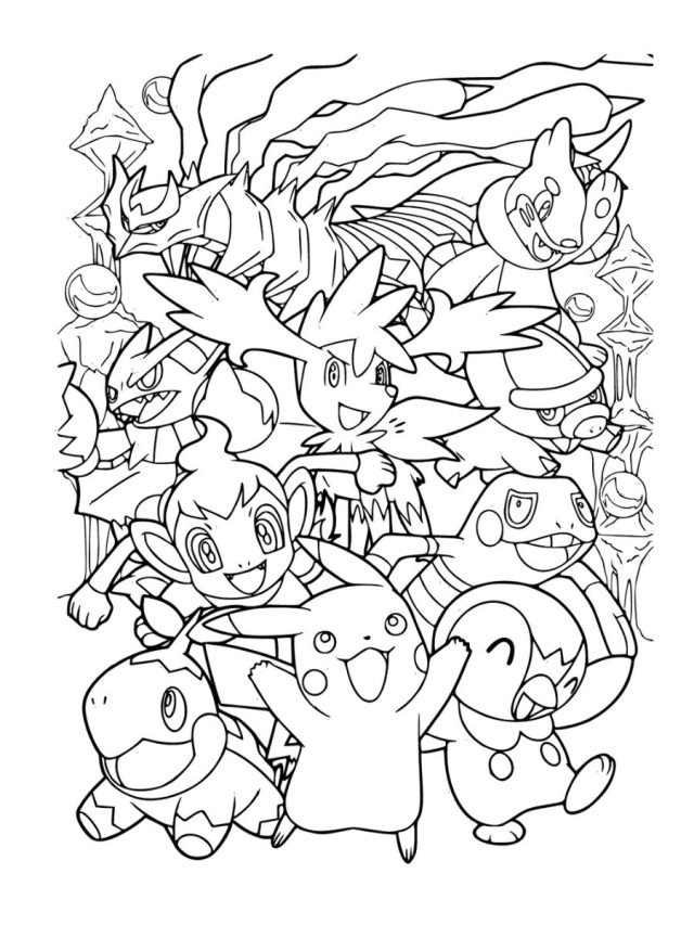 591 Pokemon Coloring Pages Free Printable Sheets at GBcoloring