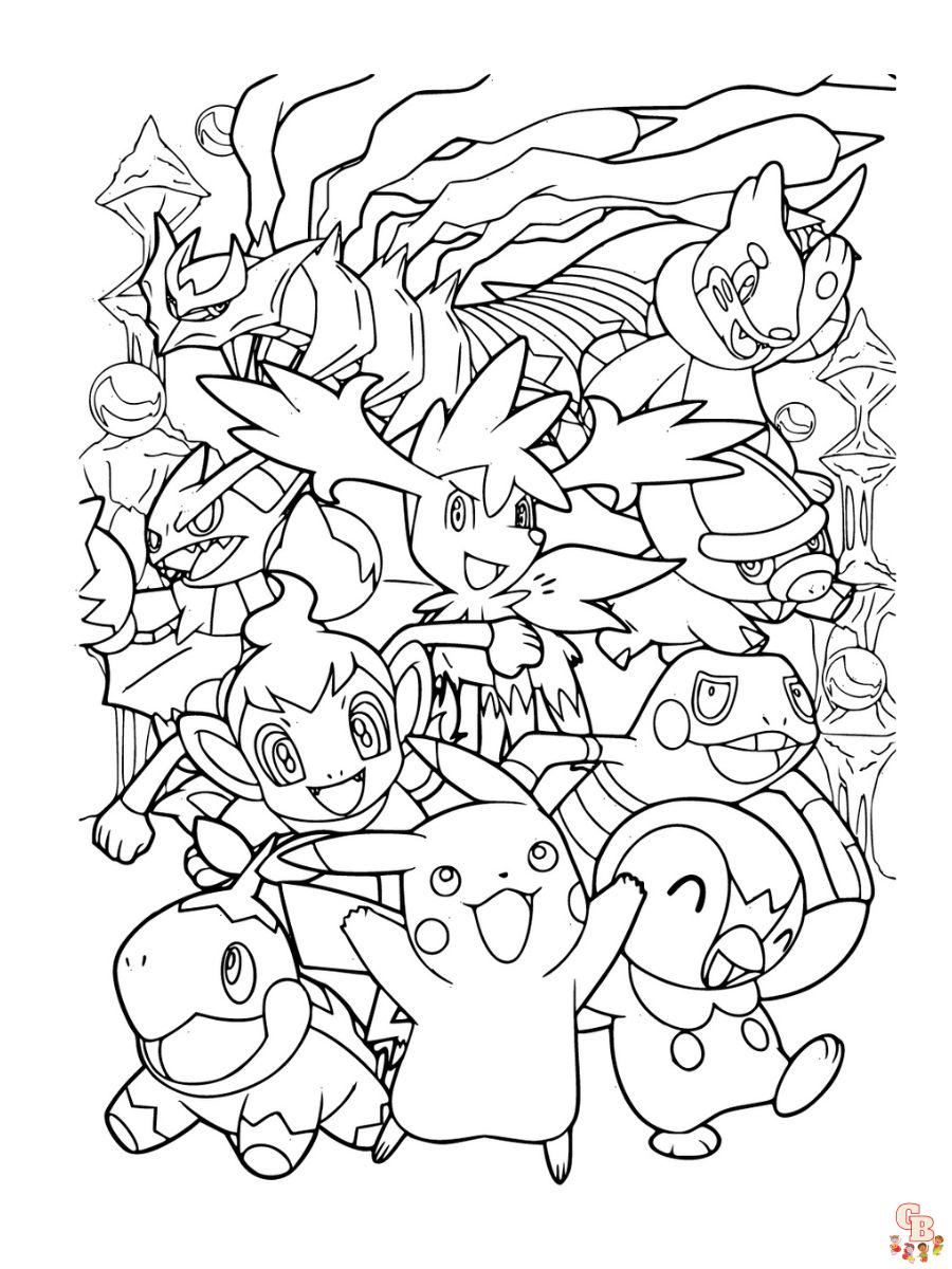 Páginas para colorir Pokémon Kyogre - páginas para colorir gratuitas para  impressão
