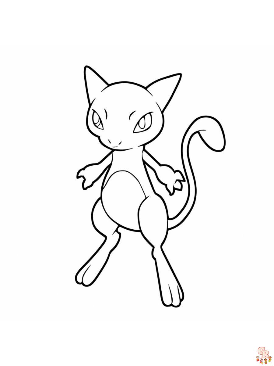 coloring pages mew