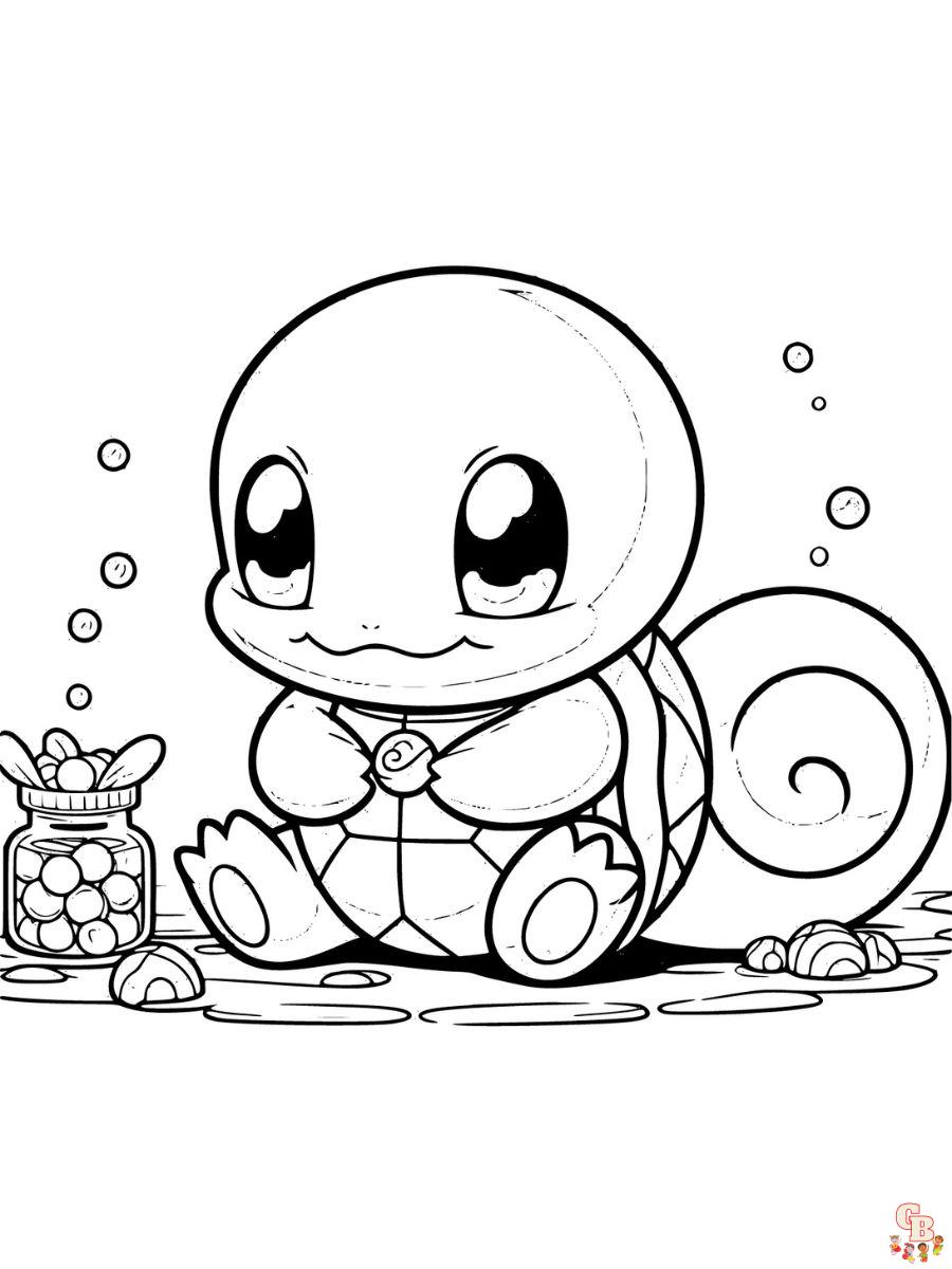 coloring pages pokemon squirtle